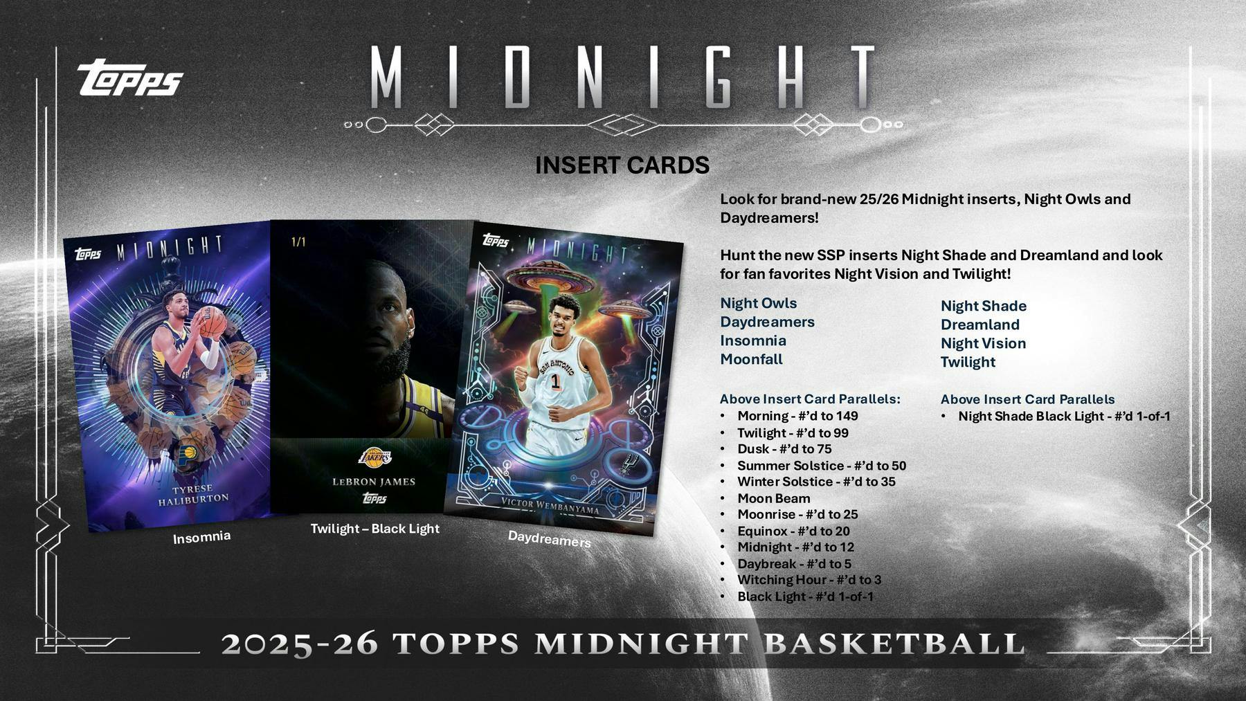 2025/26 Topps Midnight Basketball Hobby Box | Columbia Sports Cards - Columbia Hobby - Sports Card Boxes - Toploaders - Card Savers