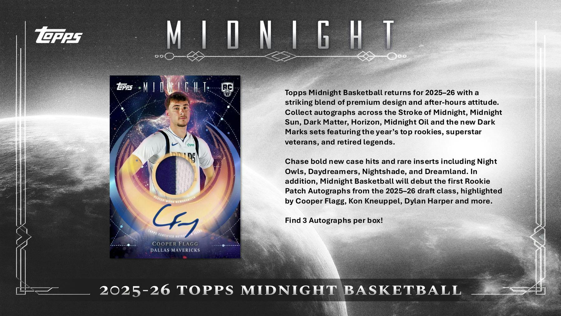 2025/26 Topps Midnight Basketball Hobby Box | Columbia Sports Cards - Columbia Hobby - Sports Card Boxes - Toploaders - Card Savers