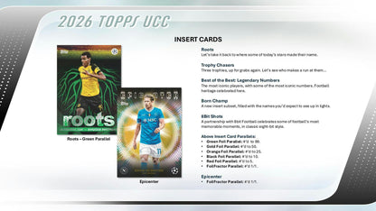 2025/26 Topps UEFA Club Competitions Soccer 7 - Pack Blaster Box | Columbia Sports Cards - Columbia Hobby - Sports Card Boxes - Toploaders - Card Savers