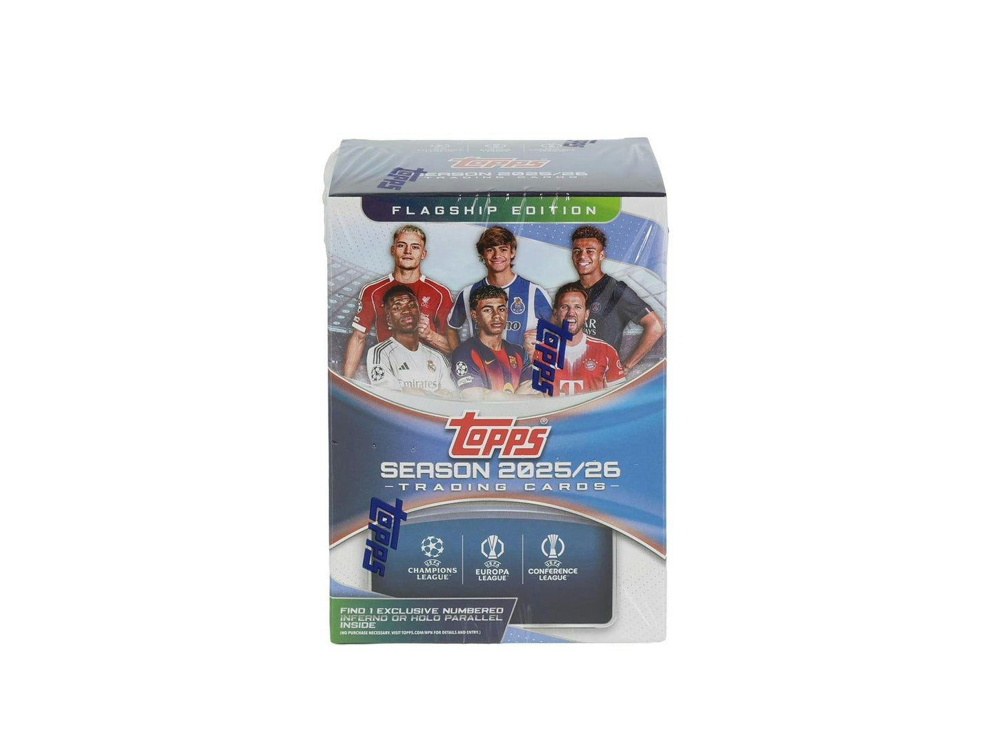 2025/26 Topps UEFA Club Competitions Soccer 7 - Pack Blaster Box | Columbia Sports Cards - Columbia Hobby - Sports Card Boxes - Toploaders - Card Savers