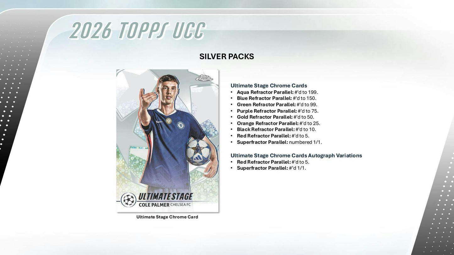 2025/26 Topps UEFA Club Competitions Soccer Hobby Box | Columbia Sports Cards - Columbia Hobby - Sports Card Boxes - Toploaders - Card Savers