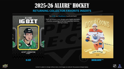 2025/26 Upper Deck Allure Hockey Hobby Box - Columbia Hobby - Sports Card Boxes - Toploaders - Card Savers