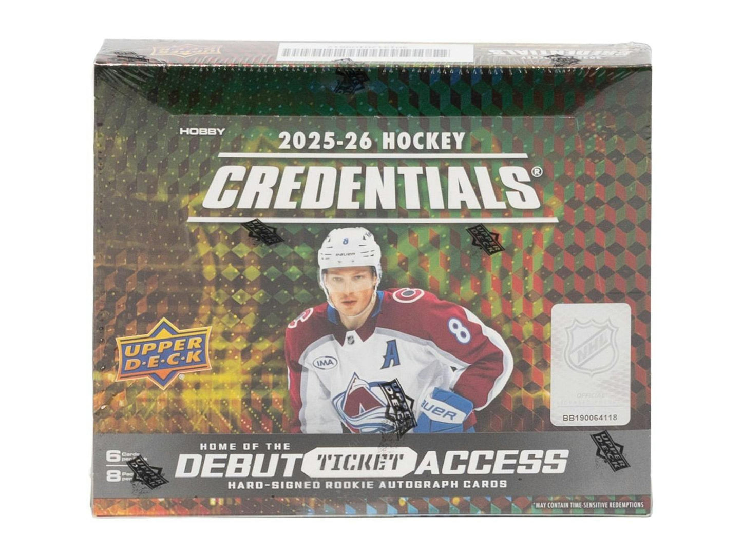 2025/26 Upper Deck Credentials Hockey Hobby Box - Columbia Hobby - Sports Card Boxes - Toploaders - Card Savers