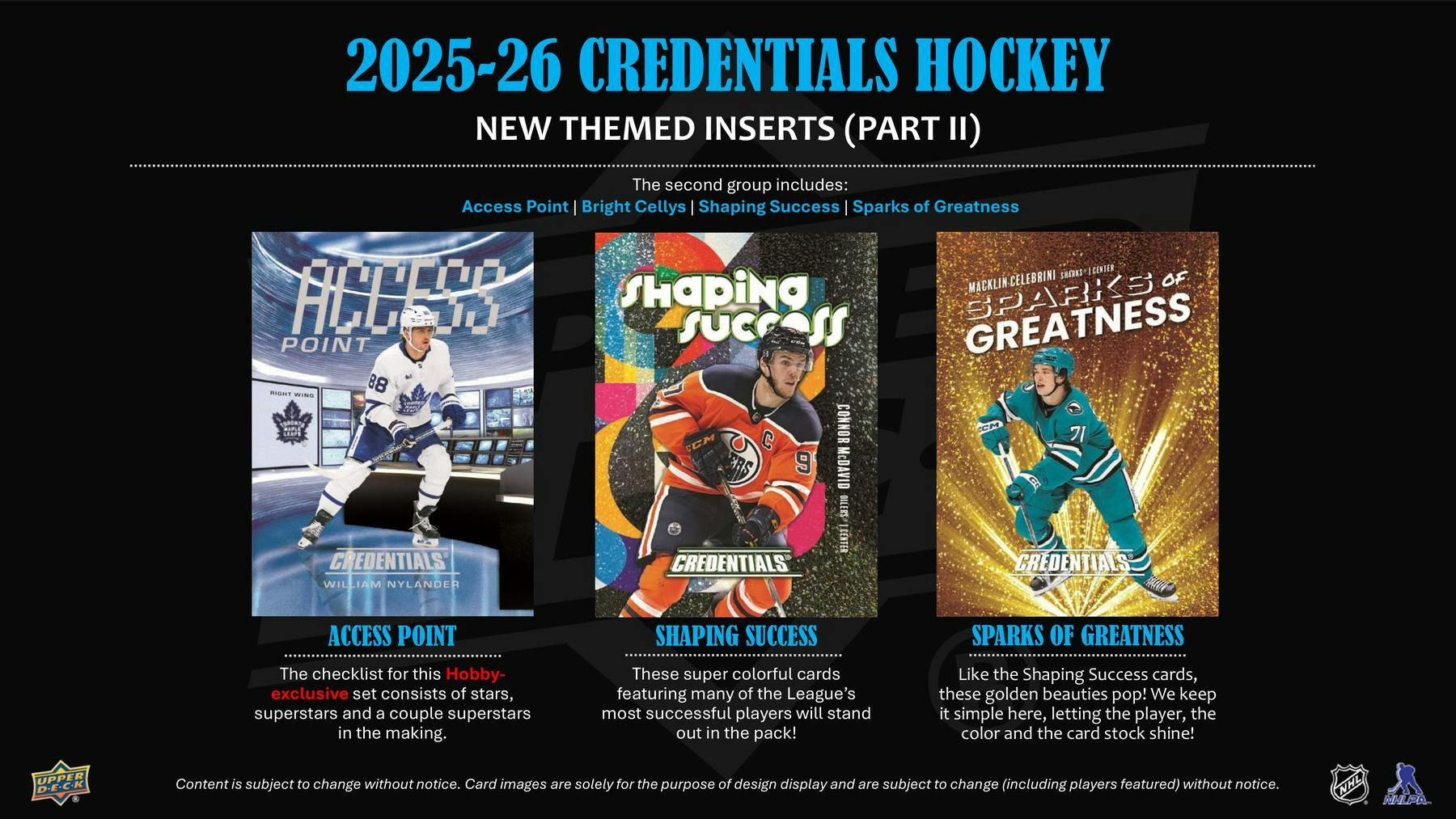 2025/26 Upper Deck Credentials Hockey Hobby Box - Columbia Hobby - Sports Card Boxes - Toploaders - Card Savers
