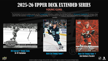 2025/26 Upper Deck Extended Series Hockey Hobby Box - Columbia Sports Cards