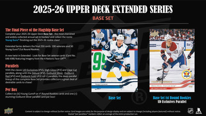 2025/26 Upper Deck Extended Series Hockey Hobby Box - Columbia Sports Cards