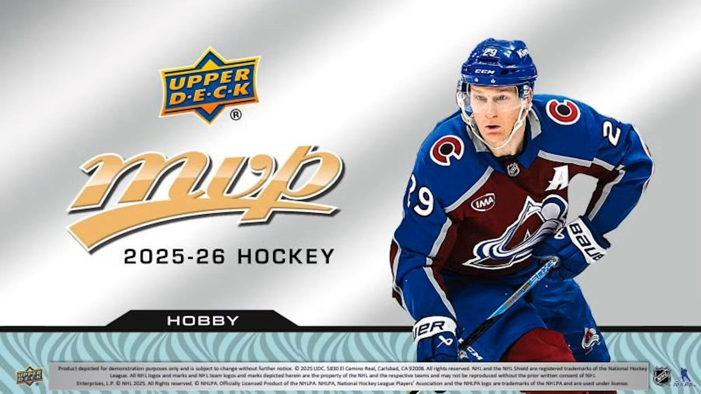 2025/26 Upper Deck MVP Hockey Hobby Box - Columbia Hobby - Sports Card Boxes - Toploaders - Card Savers