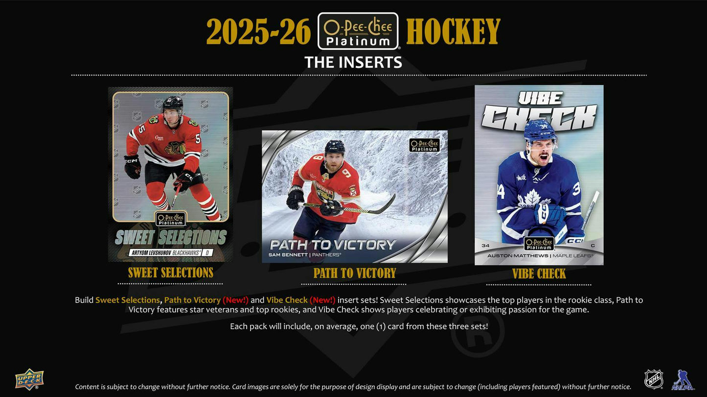 2025/26 Upper Deck O - Pee - Chee Platinum Hockey Blaster Box - Columbia Sports Cards
