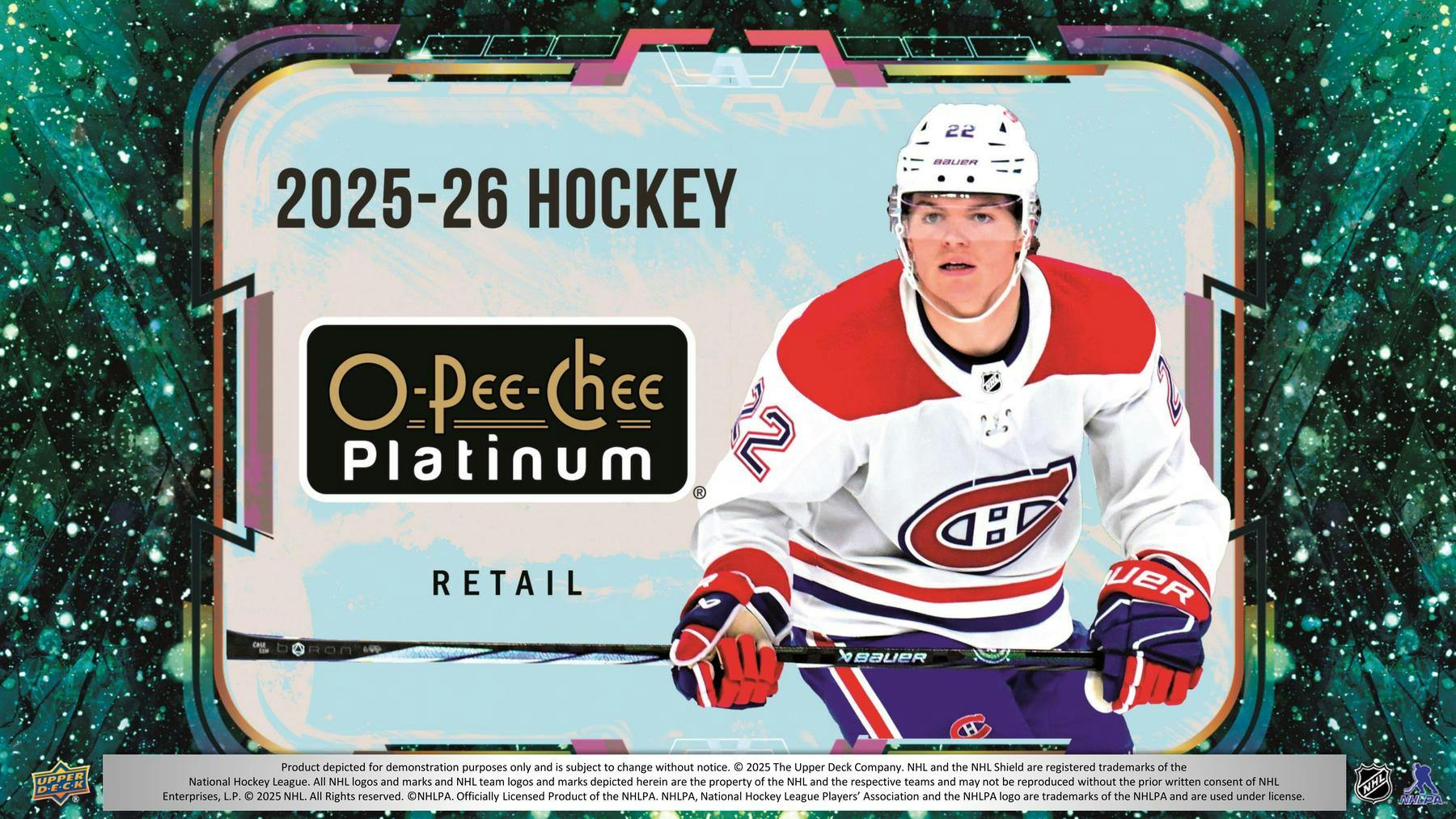 2025/26 Upper Deck O - Pee - Chee Platinum Hockey Blaster Box - Columbia Sports Cards