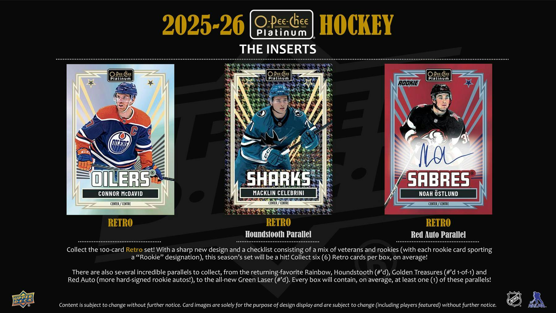 2025/26 Upper Deck O - Pee - Chee Platinum Hockey Hobby Box - Columbia Hobby - Sports Card Boxes - Toploaders - Card Savers