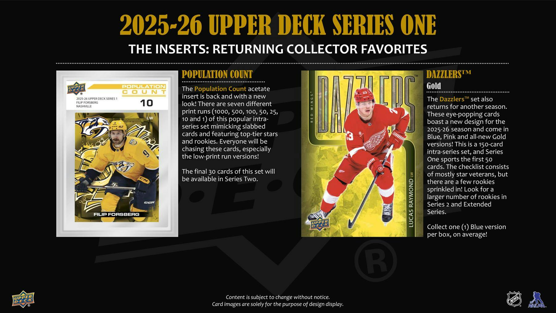 2025/26 Upper Deck Series 1 Hockey Hobby Box - Columbia Hobby - Sports Card Boxes - Toploaders - Card Savers