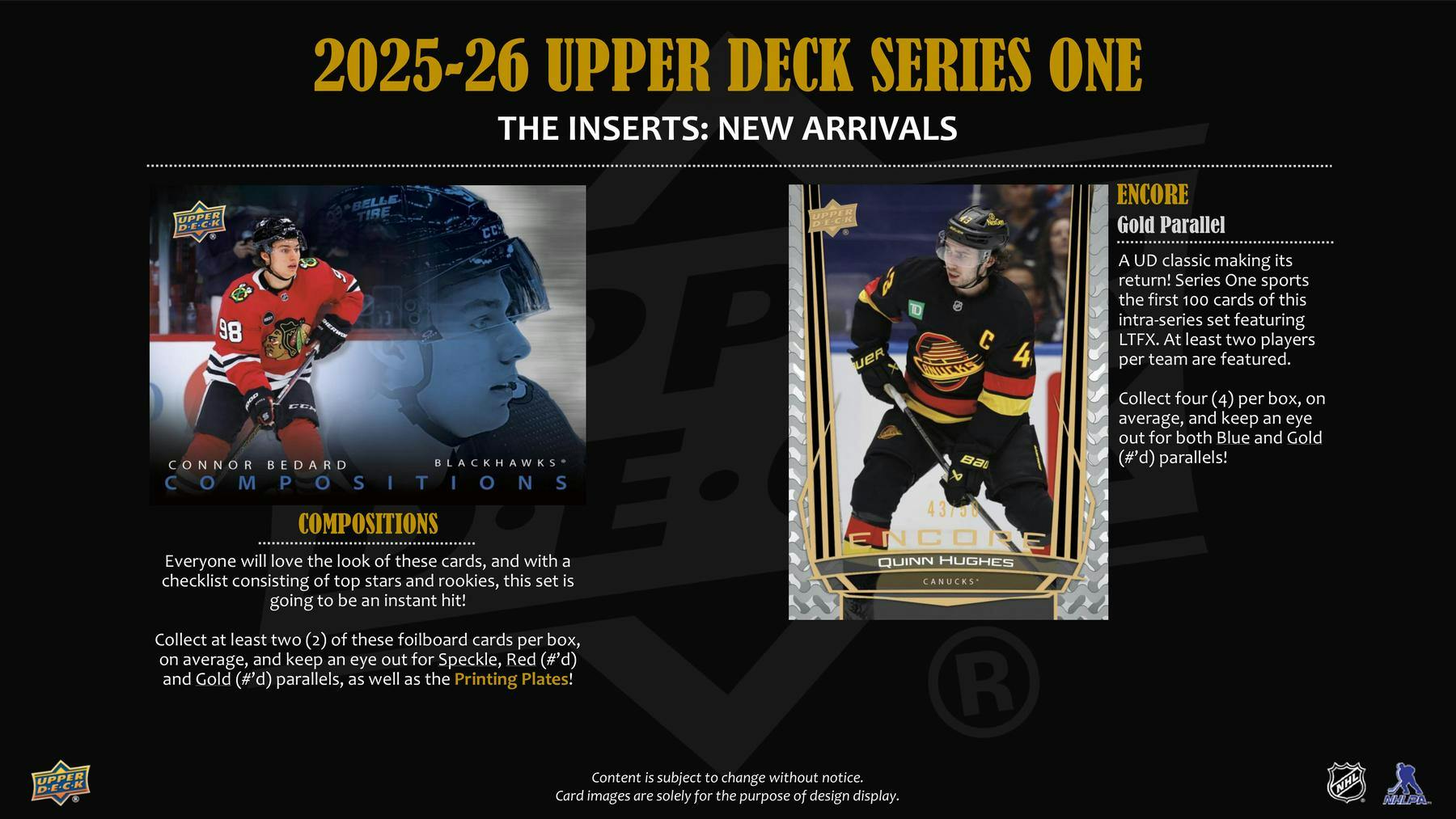 2025/26 Upper Deck Series 1 Hockey Hobby Box - Columbia Hobby - Sports Card Boxes - Toploaders - Card Savers