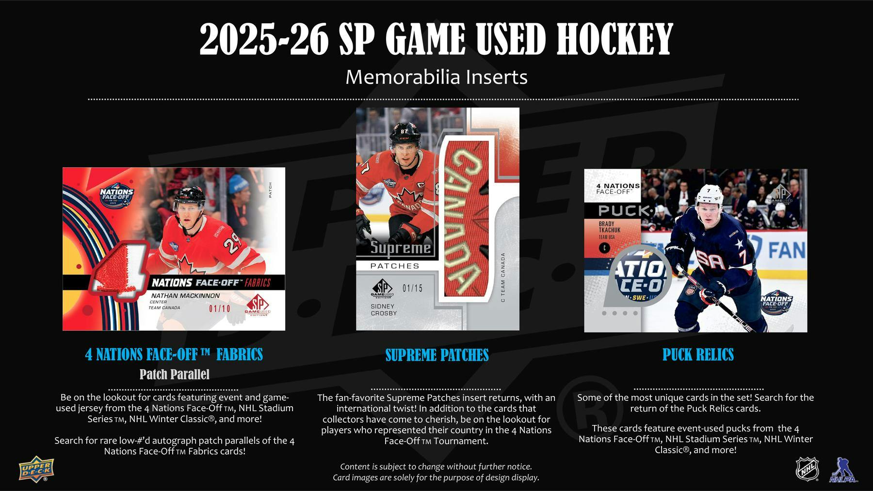 2025/26 Upper Deck SP Game Used Hockey Hobby Box - Columbia Hobby - Sports Card Boxes - Toploaders - Card Savers