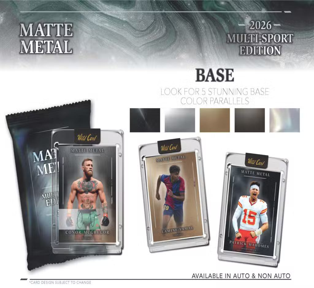 IM/MUTABLE card set 15セット 2026 Wild Card Matte Metal Multi-Sport Edition Hobby Box