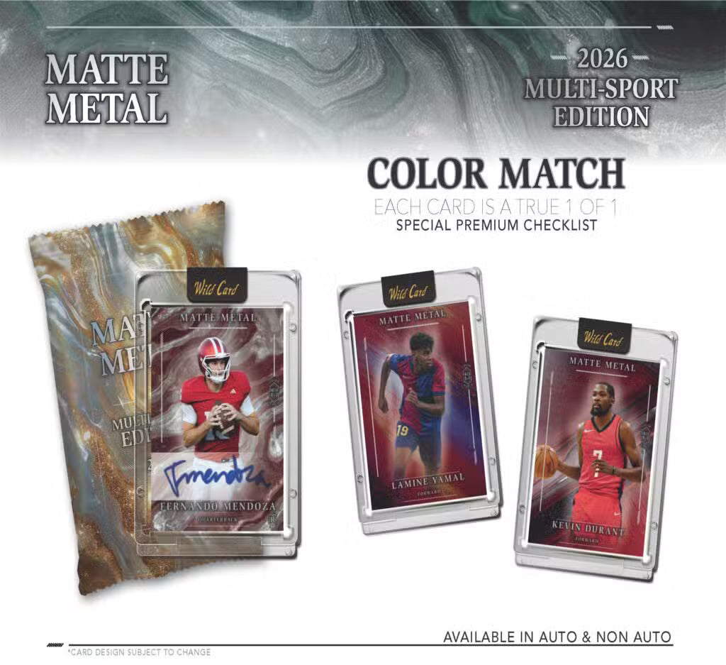 2026 Wild Card Matte Metal Multi-Sport Edition Hobby Box