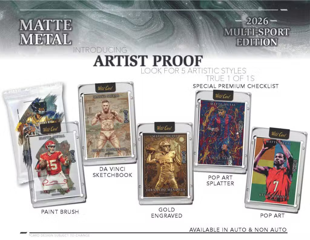 2026 Wild Card Matte Metal Multi-Sport Edition Hobby Box