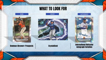 2026 Bowman Chrome Baseball Hobby Box | Columbia Hobby - Sports Card Boxes - Toploaders - Card Savers.