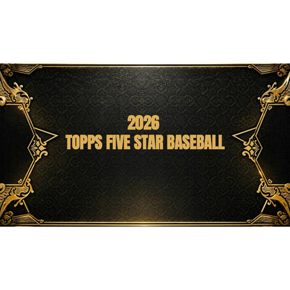 2026 Topps Five Star Baseball Hobby Box sell sheet 1