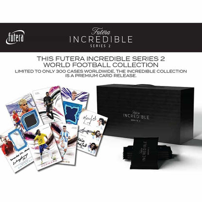 2026 Futera Incredible Collection Series 2 Soccer Box | Columbia Sports Cards - Columbia Hobby - Sports Card Boxes - Toploaders - Card Savers