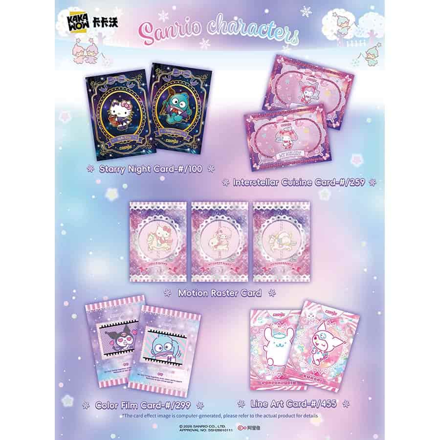 2026 Kakawow Cosmos Sanrio Characters Trading Cards Box | Columbia Sports Cards - Columbia Hobby - Sports Card Boxes - Toploaders - Card Savers
