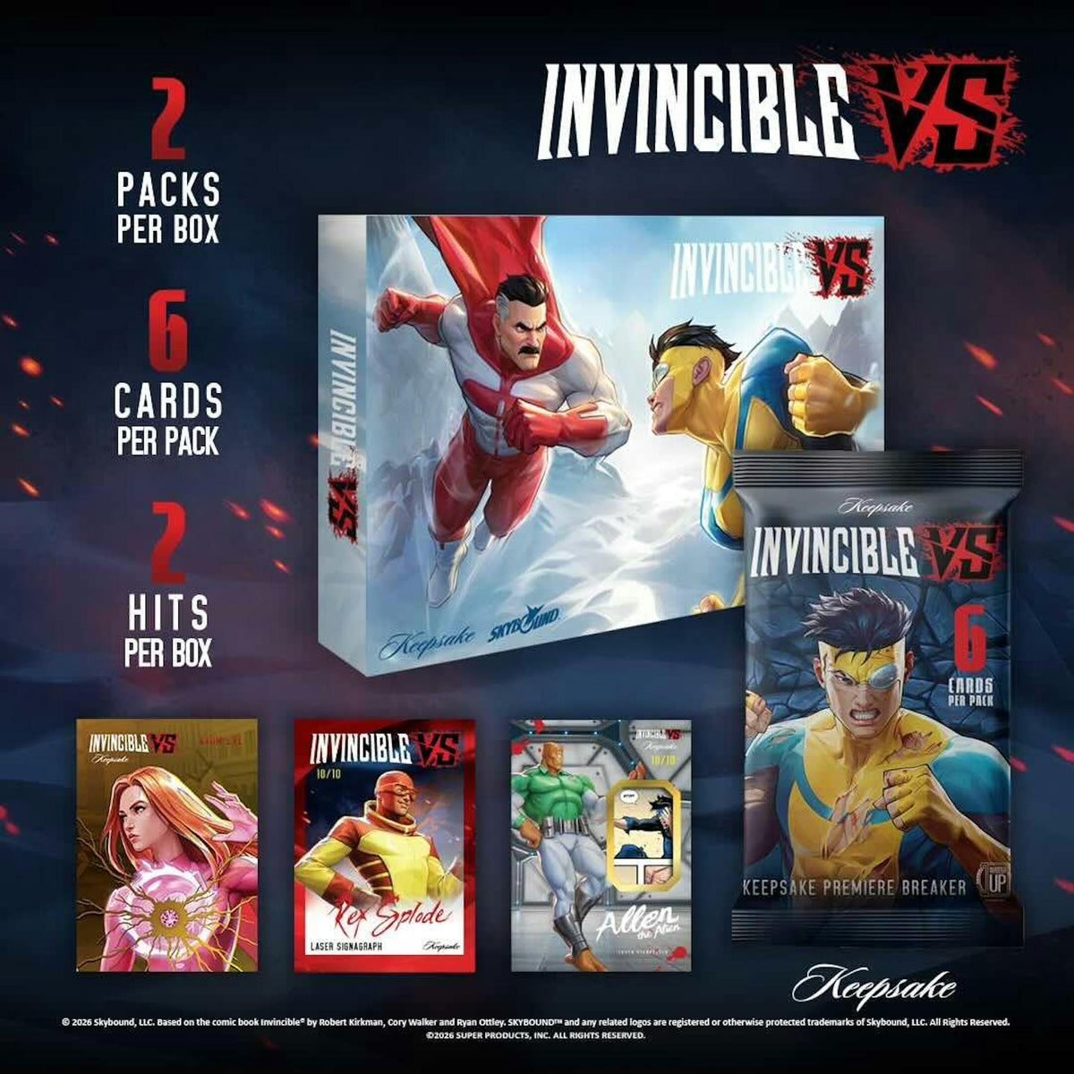2026 Keepsake Invincible VS Premiere Breaker Box sell sheet 1