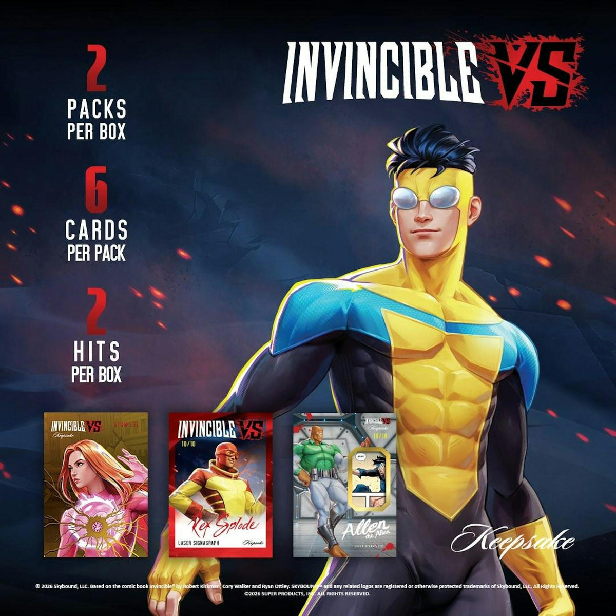 2026 Keepsake Invincible VS Premiere Breaker Box sell sheet 2