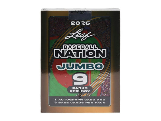 2026 Leaf Baseball Nation Hobby Jumbo Box | Columbia Sports Cards - Columbia Sports Cards