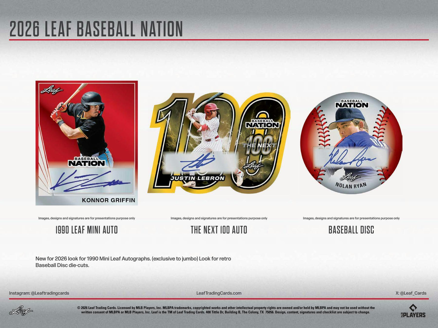 2026 Leaf Baseball Nation Hobby Jumbo Box | Columbia Sports Cards - Columbia Hobby - Sports Card Boxes - Toploaders - Card Savers
