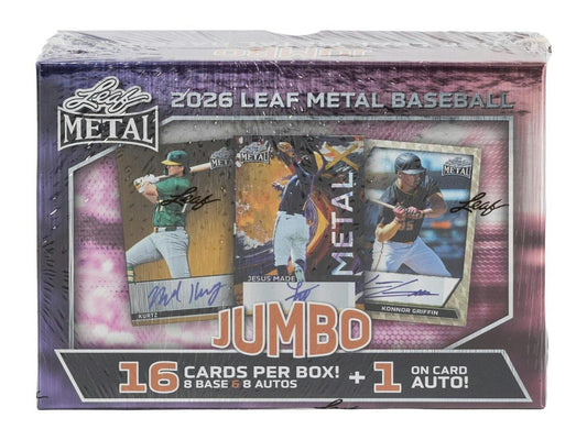 2026 Leaf Metal Baseball Jumbo Hobby Box | Columbia Sports Cards - Columbia Hobby - Sports Card Boxes - Toploaders - Card Savers