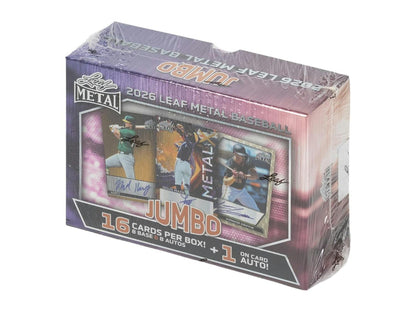 2026 Leaf Metal Baseball Jumbo Hobby Box | Columbia Sports Cards - Columbia Hobby - Sports Card Boxes - Toploaders - Card Savers