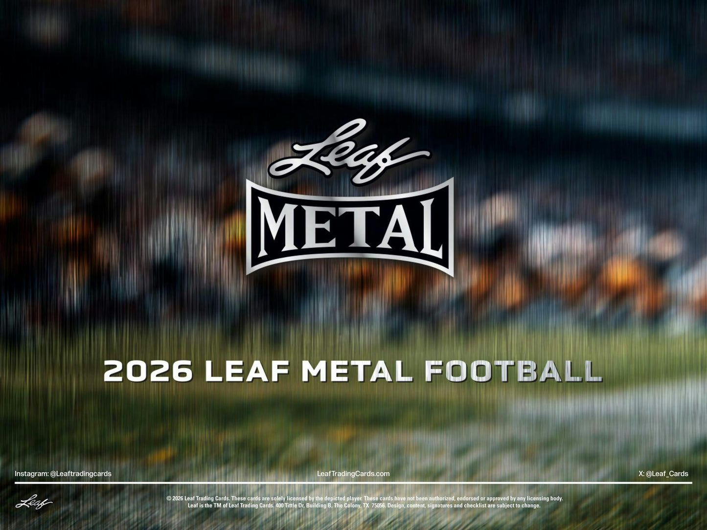 2026 Leaf Metal Football Hobby Box | Columbia Sports Cards - Columbia Hobby - Sports Card Boxes - Toploaders - Card Savers