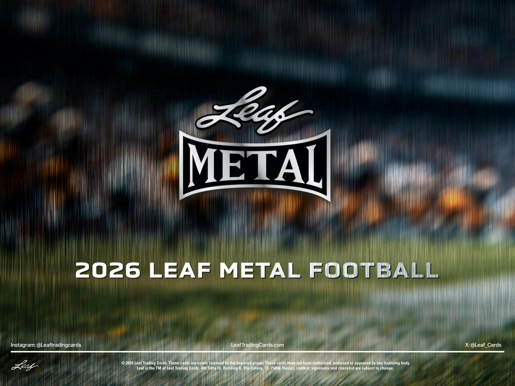 2026 Leaf Metal Football Hobby Box | Columbia Sports Cards - Columbia Hobby - Sports Card Boxes - Toploaders - Card Savers