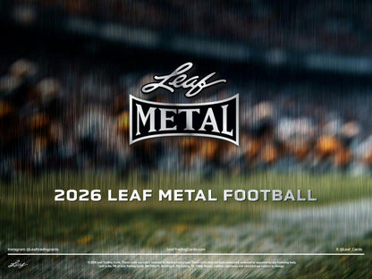 2026 Leaf Metal Football Hobby Box | Columbia Sports Cards - Columbia Hobby - Sports Card Boxes - Toploaders - Card Savers