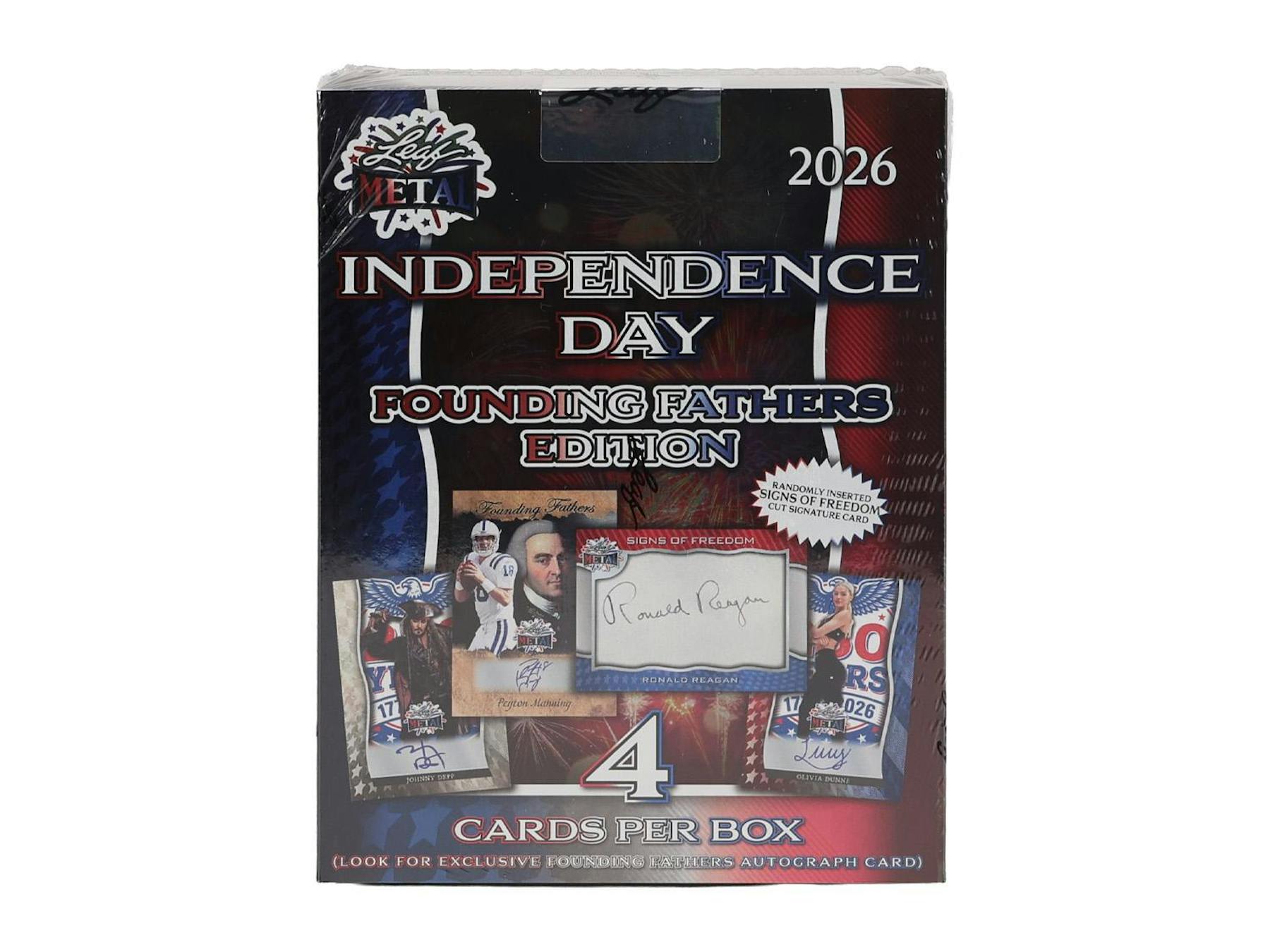 2026 Leaf Metal Independence Day Founding Fathers Box | Columbia Sports Cards - Columbia Sports Cards