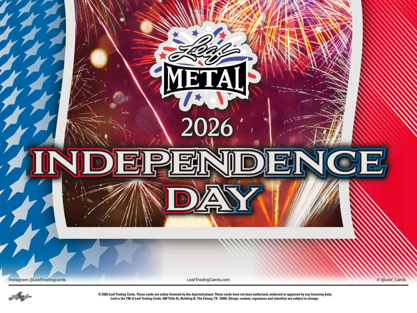 2026 Leaf Metal Independence Day Founding Fathers Box | Columbia Sports Cards - Columbia Sports Cards