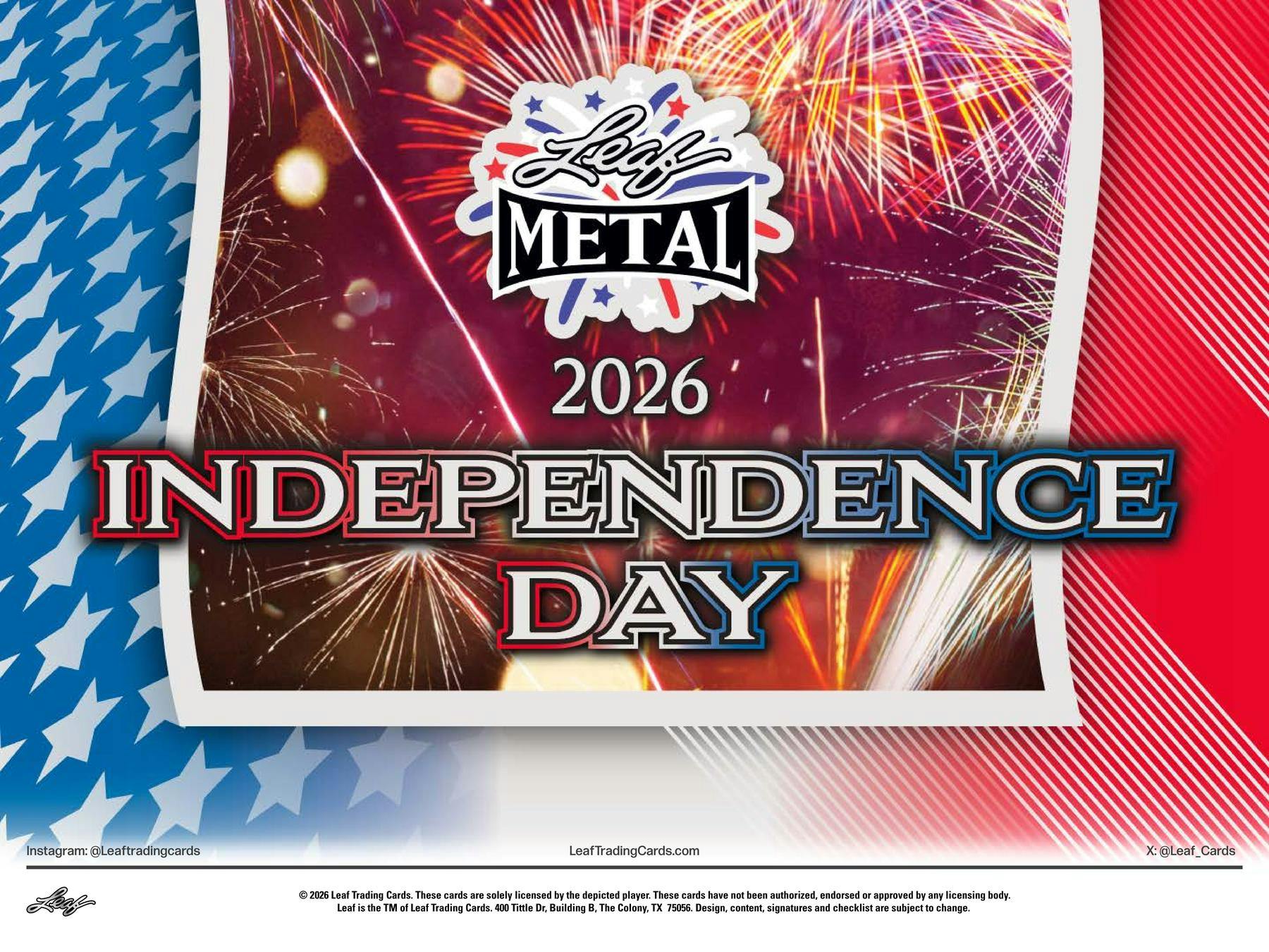 2026 Leaf Metal Independence Day Founding Fathers Box | Columbia Sports Cards - Columbia Sports Cards