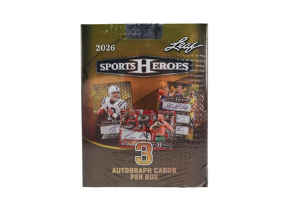 2026 Leaf Metal Sport Heroes Hobby Box | Columbia Sports Cards - Columbia Hobby - Sports Card Boxes - Toploaders - Card Savers