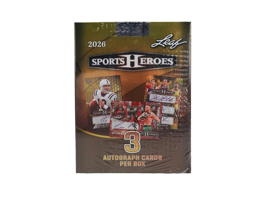 2026 Leaf Metal Sport Heroes Hobby Box | Columbia Sports Cards - Columbia Hobby - Sports Card Boxes - Toploaders - Card Savers