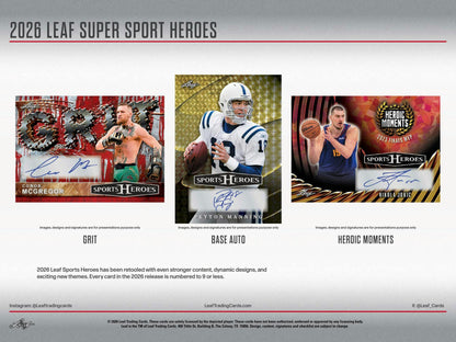 2026 Leaf Metal Super Sport Heroes Box | Columbia Sports Cards - Columbia Hobby - Sports Card Boxes - Toploaders - Card Savers