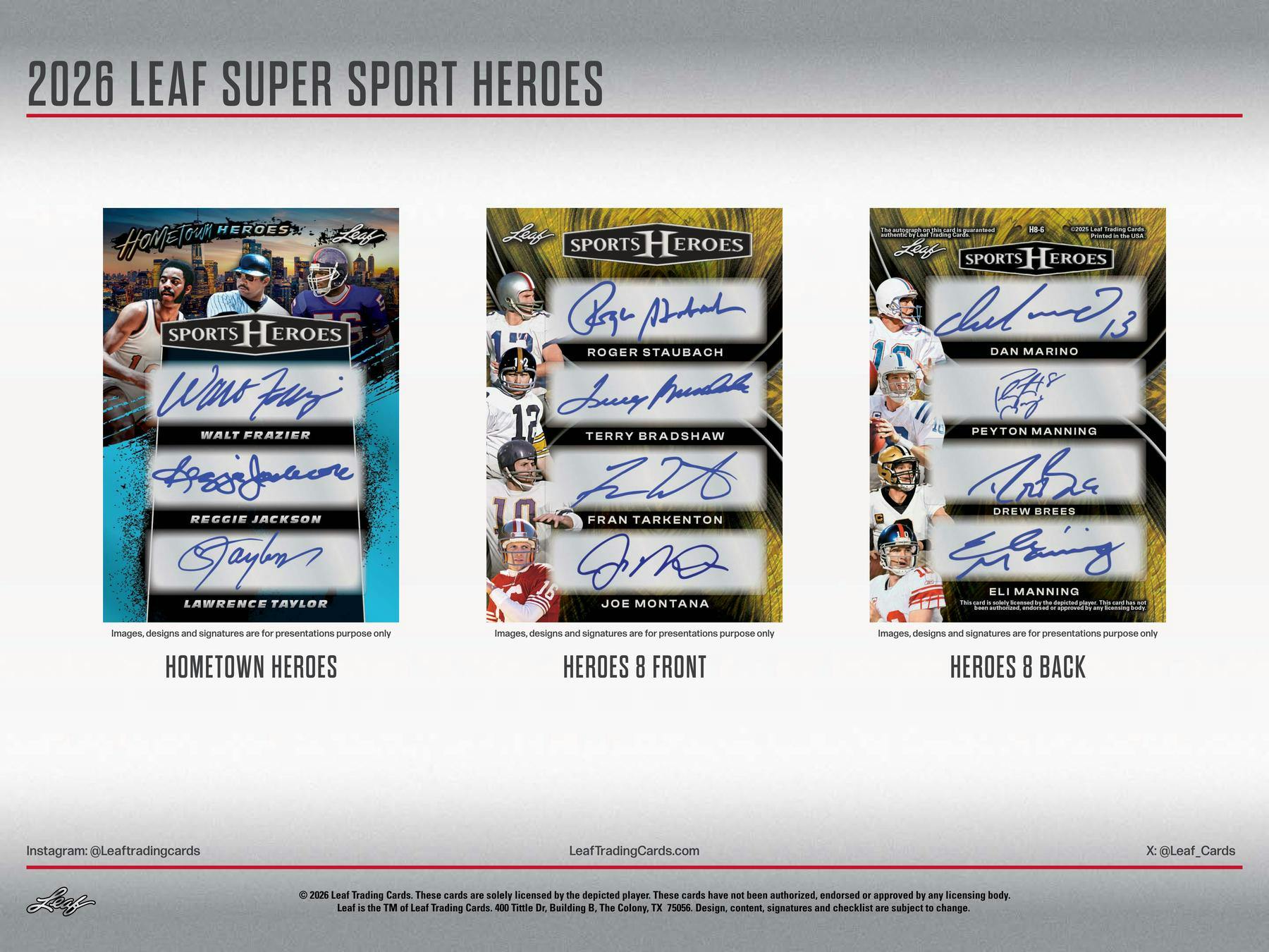 2026 Leaf Metal Super Sport Heroes Box | Columbia Sports Cards - Columbia Hobby - Sports Card Boxes - Toploaders - Card Savers