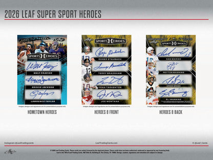 2026 Leaf Metal Super Sport Heroes Box | Columbia Sports Cards - Columbia Hobby - Sports Card Boxes - Toploaders - Card Savers