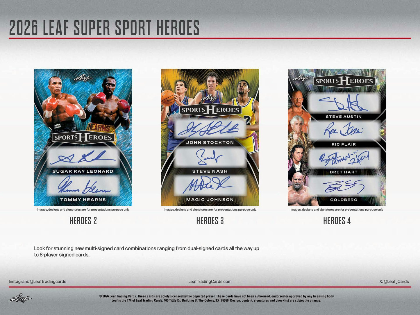2026 Leaf Metal Super Sport Heroes Box | Columbia Sports Cards - Columbia Hobby - Sports Card Boxes - Toploaders - Card Savers