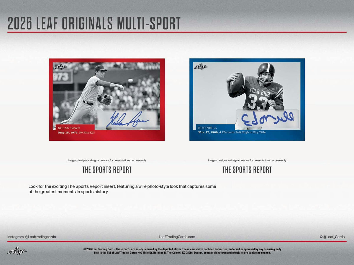 2026 Leaf Originals Multisport Hobby Box sell sheet 4