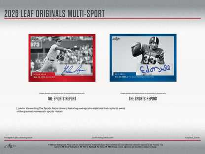 2026 Leaf Originals Multisport Hobby Box sell sheet 4