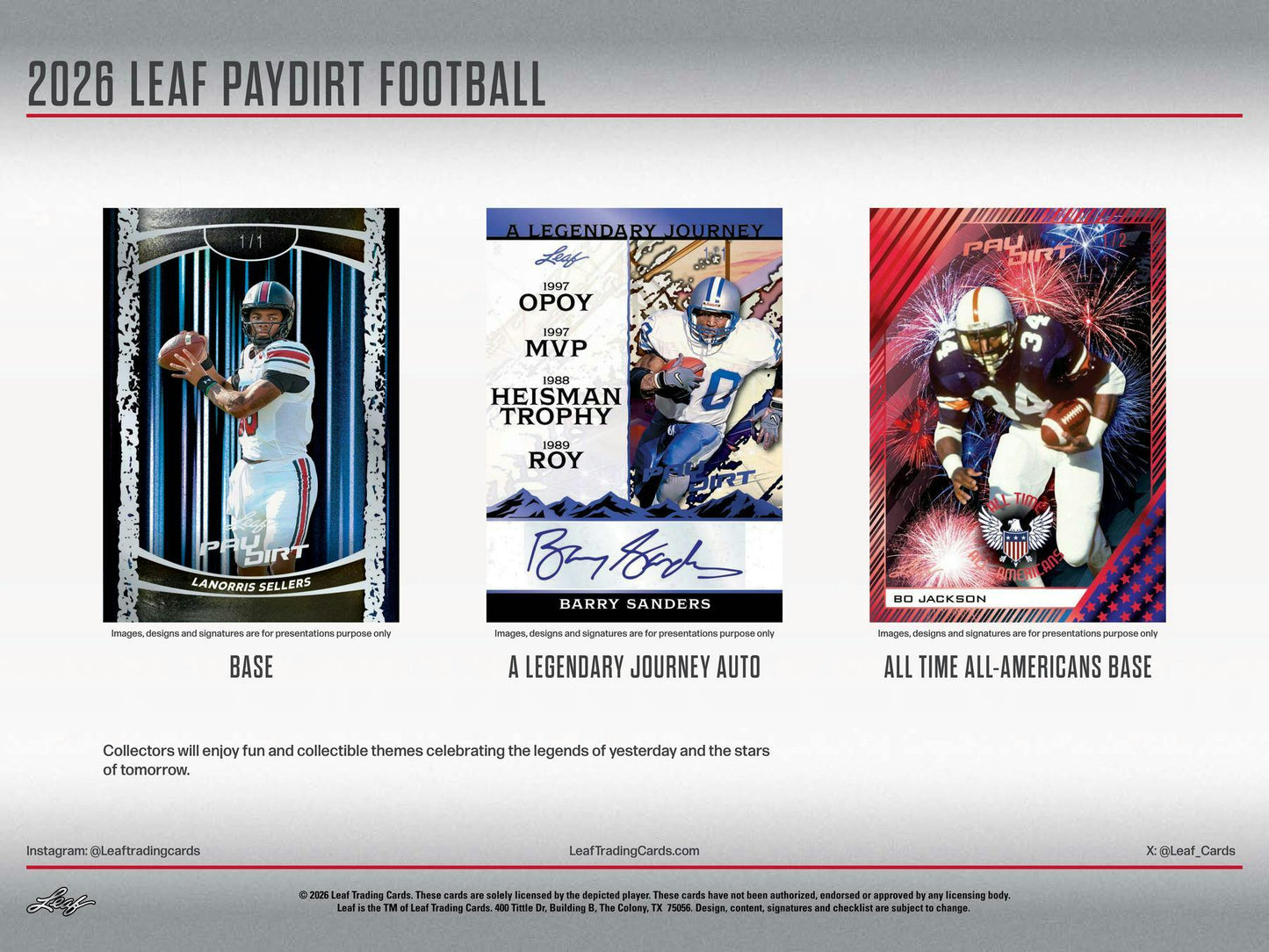 2026 Leaf Paydirt Football Hobby Box | Columbia Sports Cards - Columbia Hobby - Sports Card Boxes - Toploaders - Card Savers