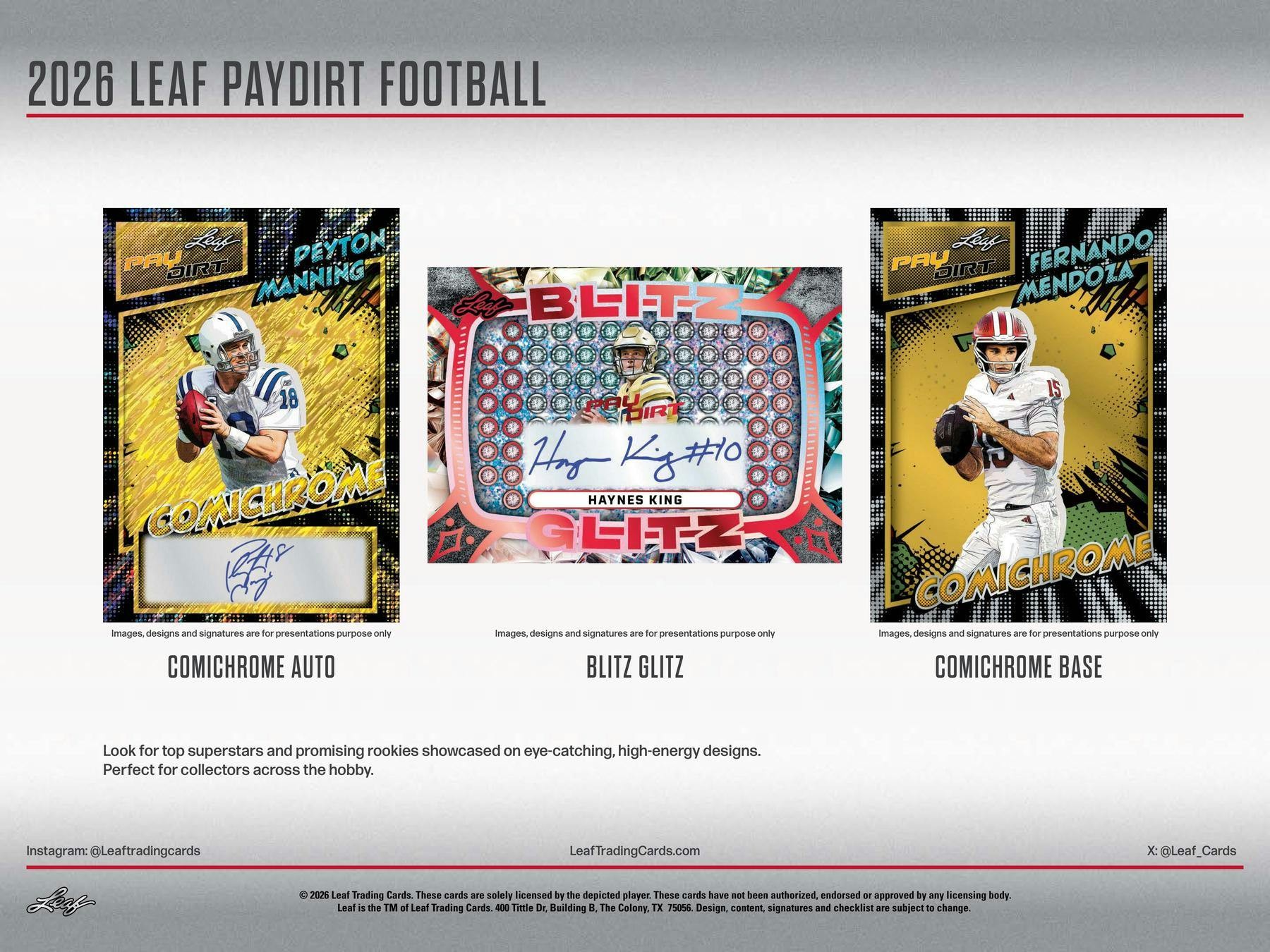 2026 Leaf Paydirt Football Hobby Box | Columbia Sports Cards - Columbia Hobby - Sports Card Boxes - Toploaders - Card Savers