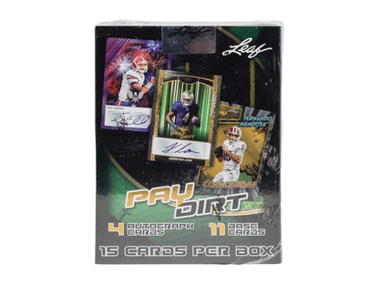 2026 Leaf Paydirt Football Hobby Box | Columbia Sports Cards - Columbia Hobby - Sports Card Boxes - Toploaders - Card Savers