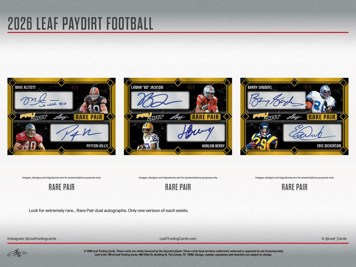 2026 Leaf Paydirt Football Hobby Jumbo Box | Columbia Sports Cards - Columbia Hobby - Sports Card Boxes - Toploaders - Card Savers