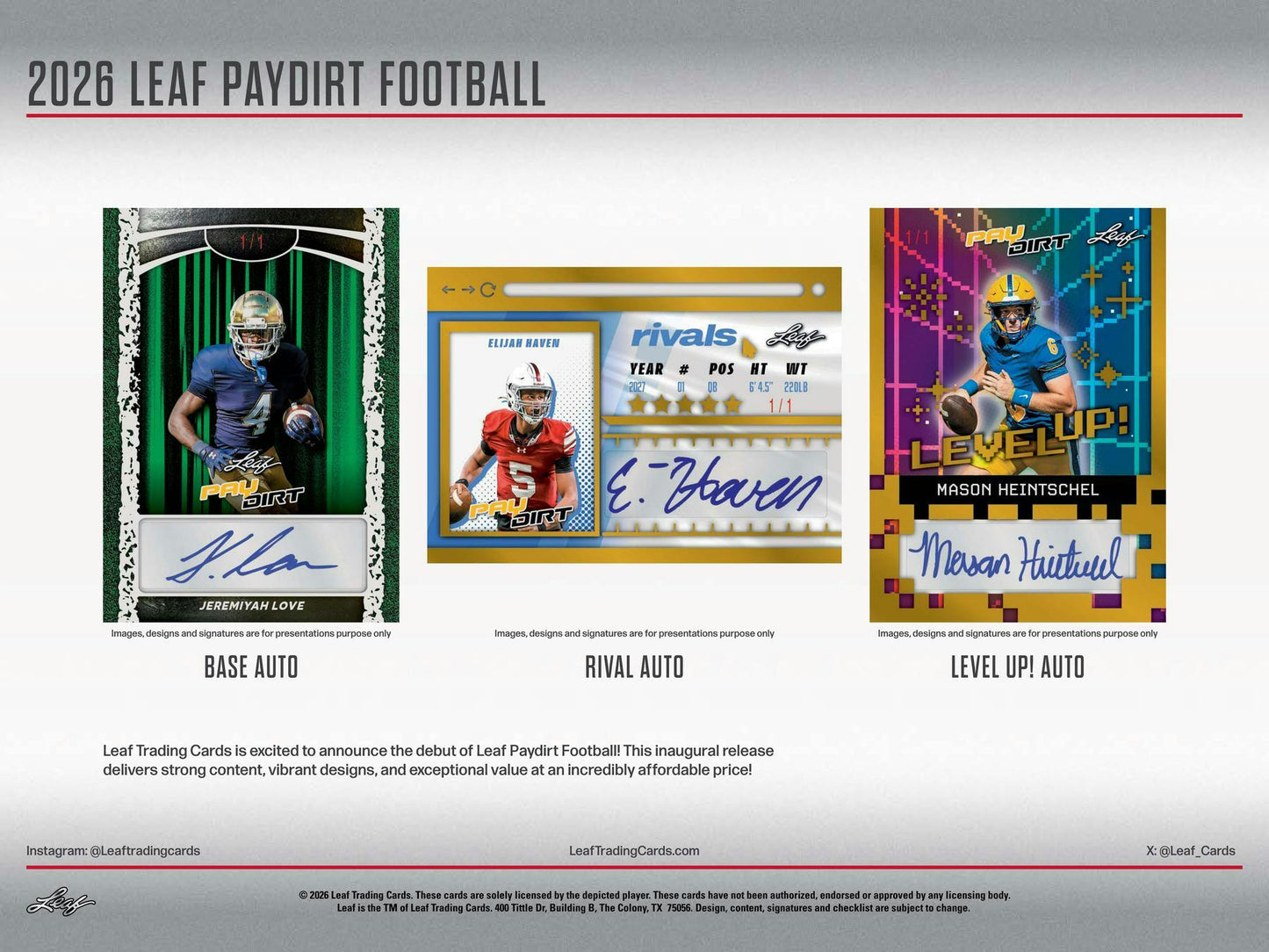 2026 Leaf Paydirt Football Hobby Jumbo Box | Columbia Sports Cards - Columbia Hobby - Sports Card Boxes - Toploaders - Card Savers