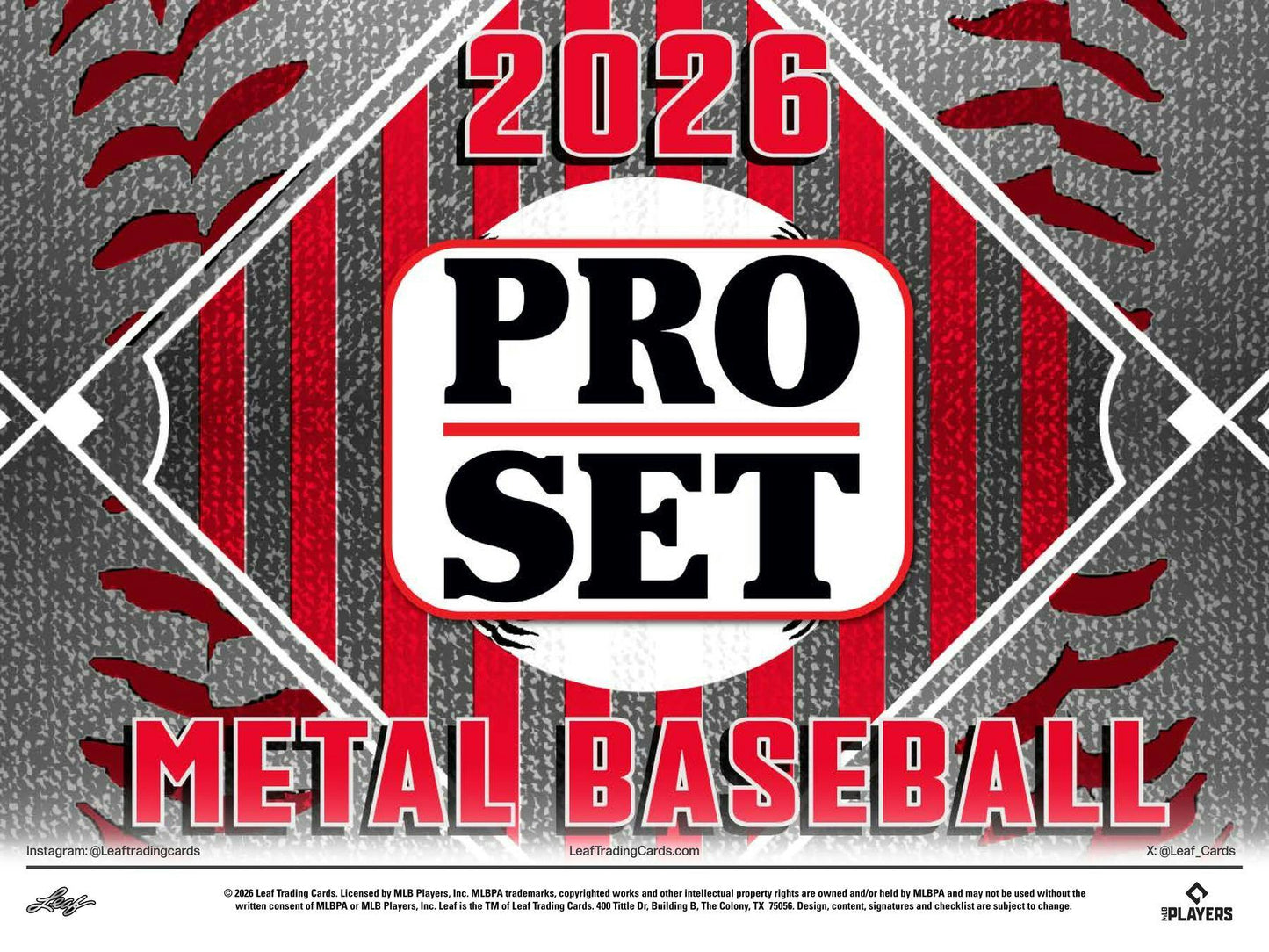 2026 Leaf Pro Set Metal Baseball Hobby Box | Columbia Sports Cards - Columbia Hobby - Sports Card Boxes - Toploaders - Card Savers